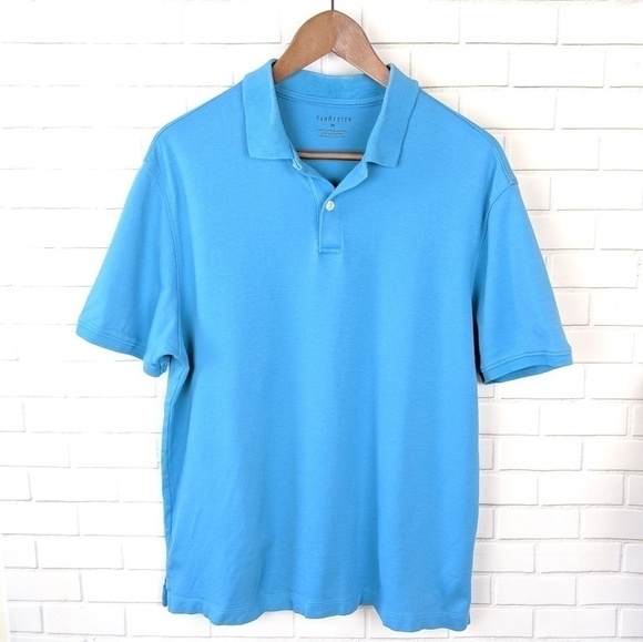 Van Heusen Turquoise Blue Short Sleeve Polo - Picture 1 of 4